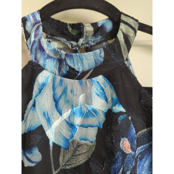 Lipsy Benedicte Floral Halterneck Tiered Dress size 8 NWT - Picture 6 of 7